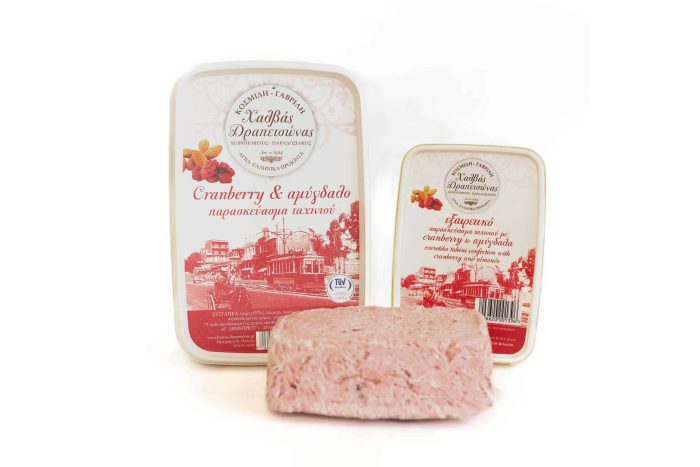 Χαλβάς Δραπετσώνας με Cranberry & Αμύγδαλα (450gr)