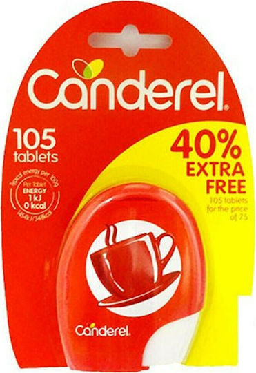 Canderel 40% Extra Free – Φυσικό Γλυκαντικό (105Tabs)