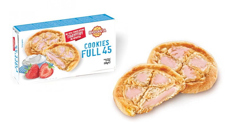 Full 45 Violet filling yogurt cream with flavour 150g