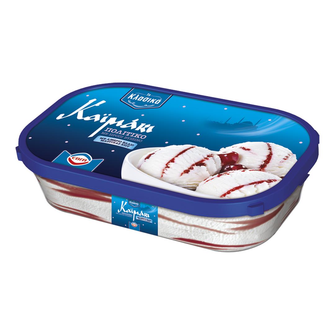 ΕΒΓΑ Καϊμάκι Πολίτικο Με Σιρόπι Βύσσινο 900ml