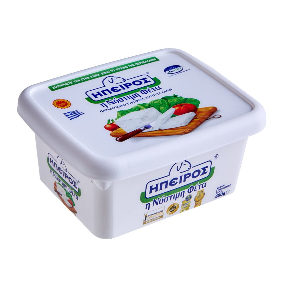 Ήπειρος Φέτα Παραδοσιακή σε Άλμη (400gr)