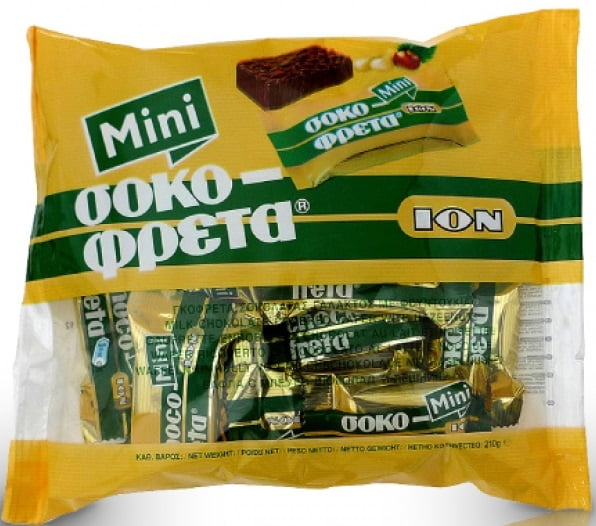 ION Mini Γκοφρέτα Γάλακτος Φουντούκι (210gr)