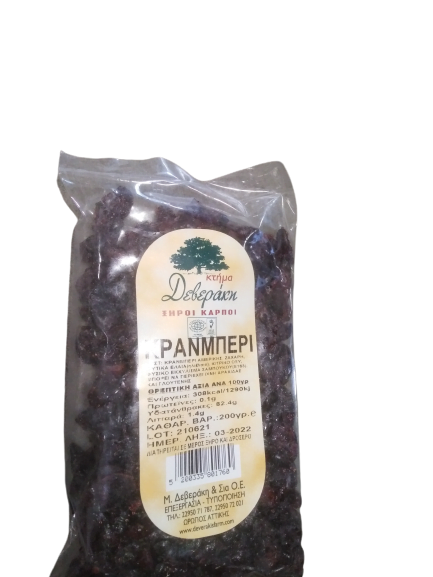 Κτήμα Δεβεράκη Κράμπερι (200gr)