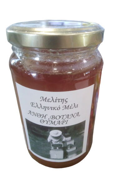 Μελίτης Μέλι με Άνθη, Βότανα, Θυμάρι (250gr)