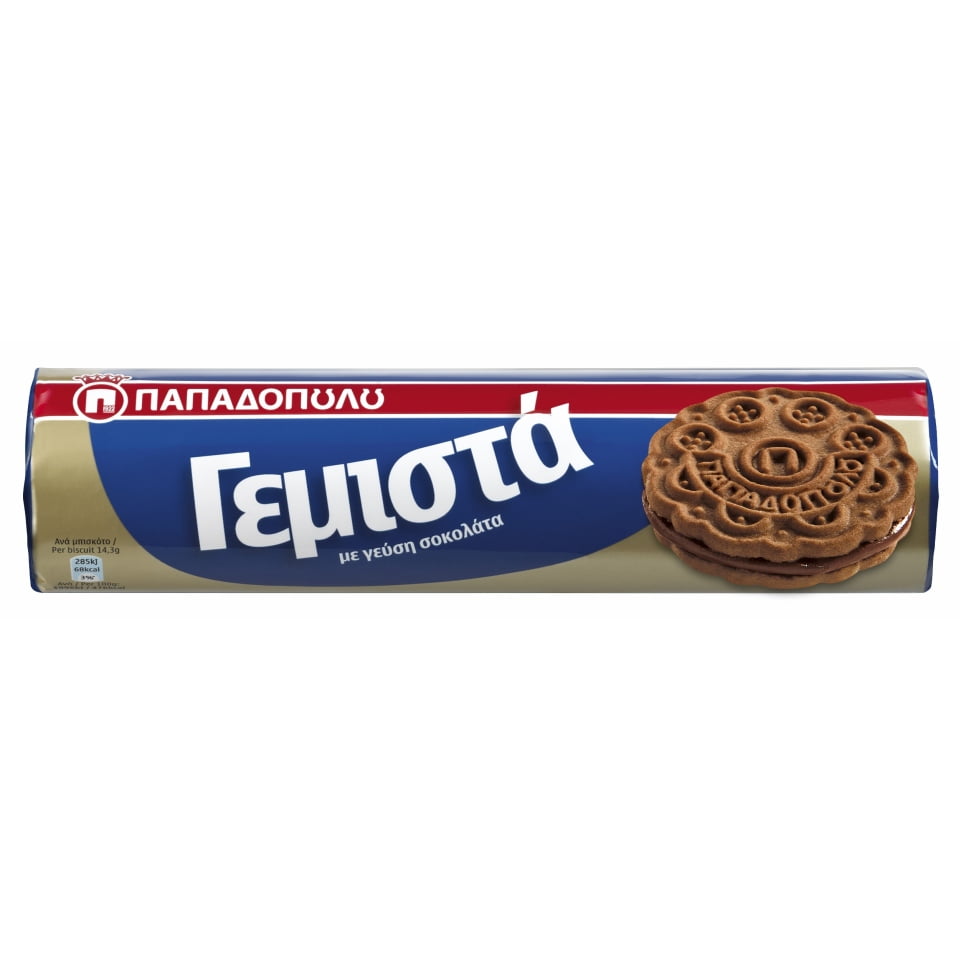 Παπαδοπούλου Γεμιστά με γεύση σοκολάτα (200gr)