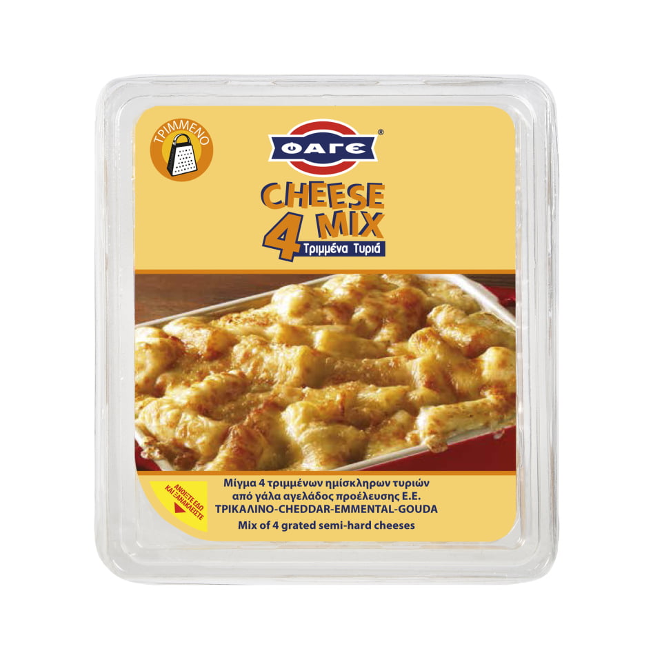 Φάγε μίγμα 4 Τυριών τριμμένα (200gr)