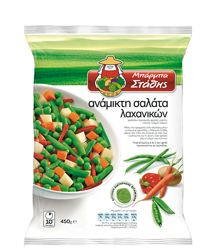 Mixed Barba Vegetable Salad Statistics 450g