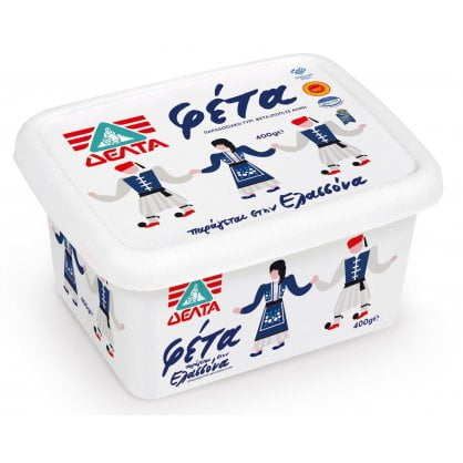 Δέλτα τυρί φέτα σε άλμη (400gr)