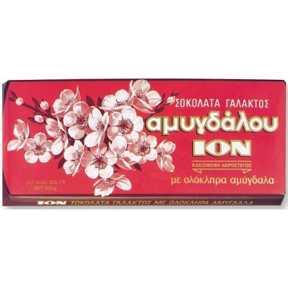 ION Αμυγδάλου Σοκολάτα Γάλακτος αμύγδαλο (200gr)