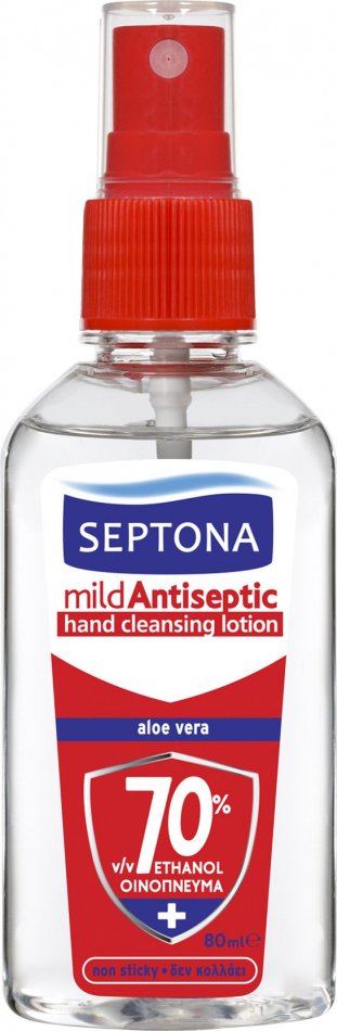 Septona mild antiseptic hand cleansing lotion 80 ml