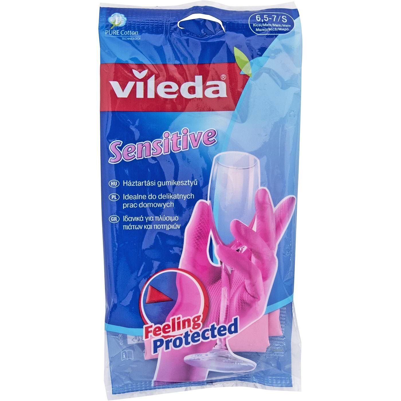 VILEDA kitchen gloves sensitive, small (1cm) ( to the post)