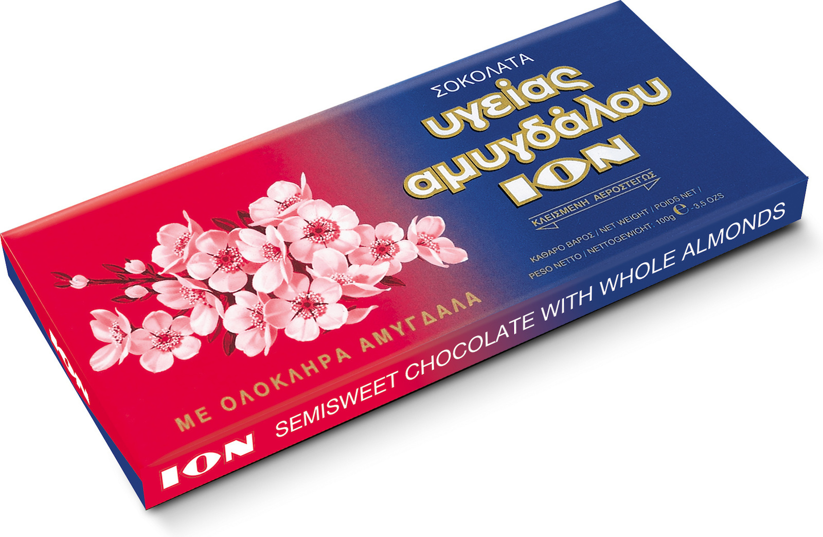 ION Αμυγδάλου Σοκολάτα Υγείας αμύγδαλο (100gr)