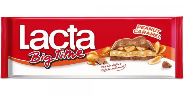 Lacta Big Time Peanut Caramel 276GR