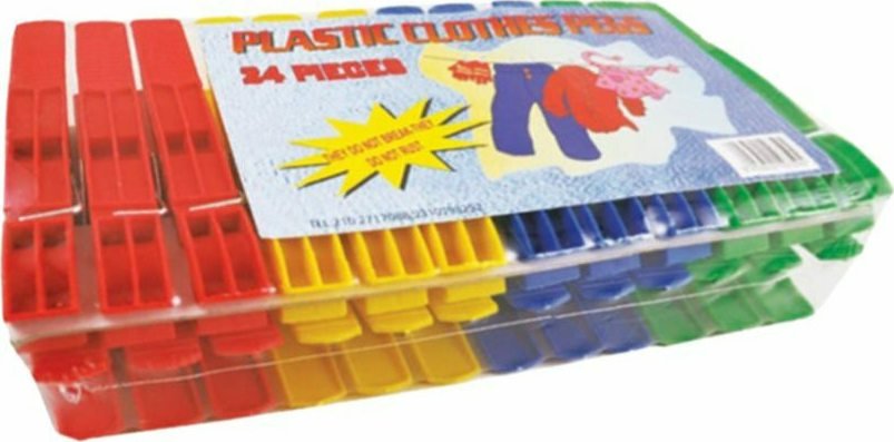 Μανταλάκια Πλαστικά Μεγάλα Υψηλής Αντοxής (24τεμ.)