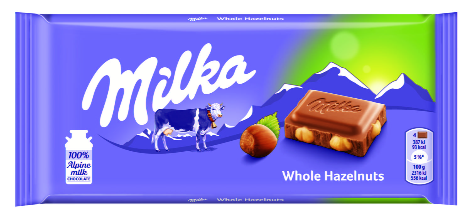 Milka WHOLE HAZELNUTS 100g