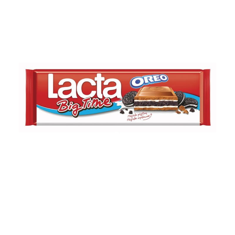 Lacta Big Time Σοκολάτα Γάλακτος Oreo (320gr)