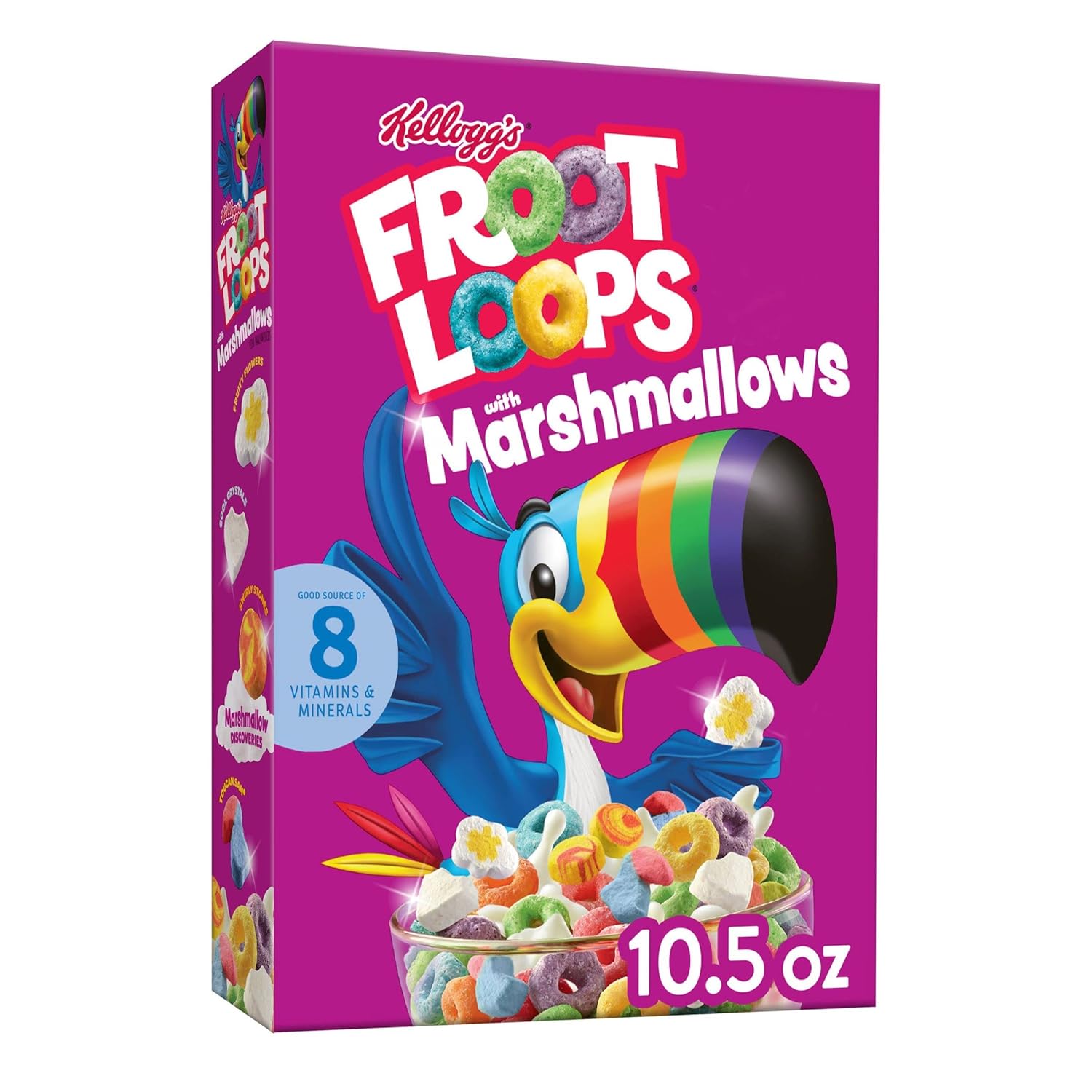 Kellogg’s Froot Loops Πρωινό δημητριακά πρωινού με Marshmallows (297gr)