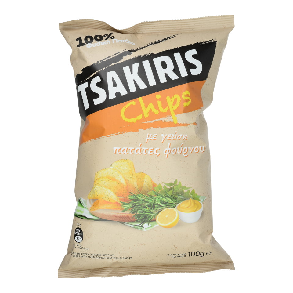 Tsakiris chips 100g of potato