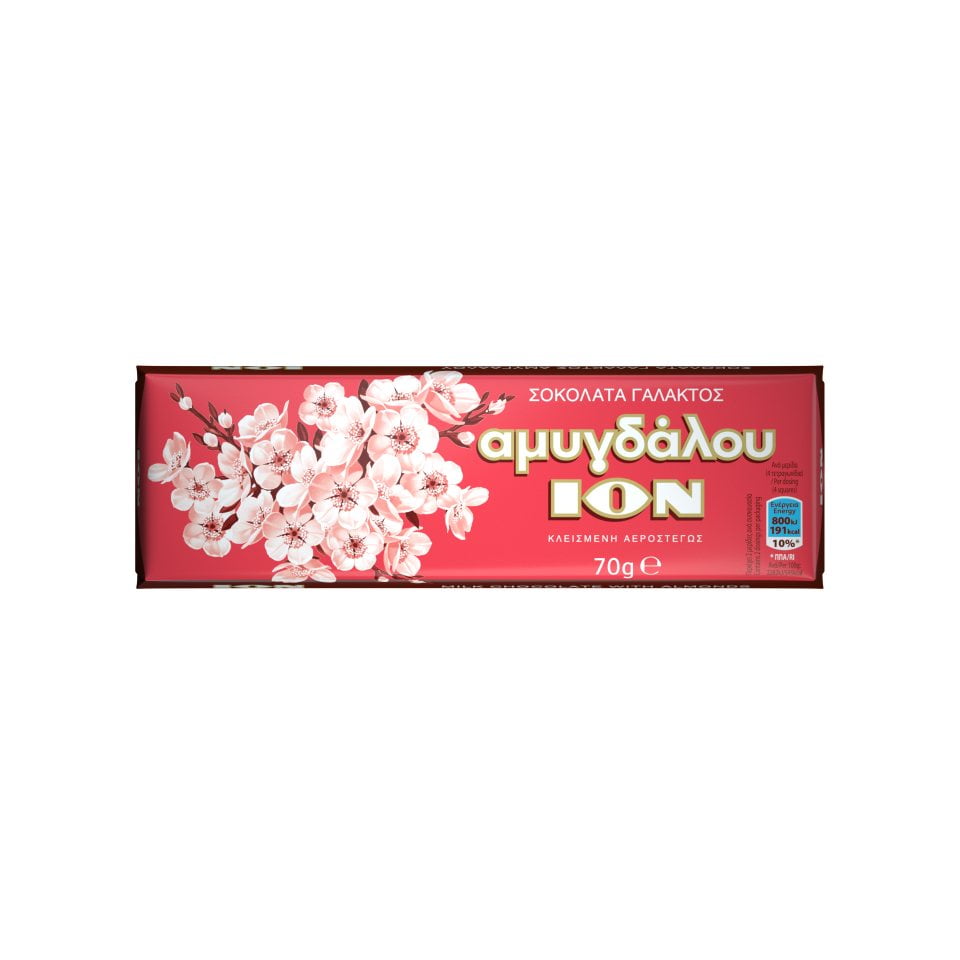ION Αμυγδάλου Σοκολάτα Γάλακτος αμύγδαλο (70gr)