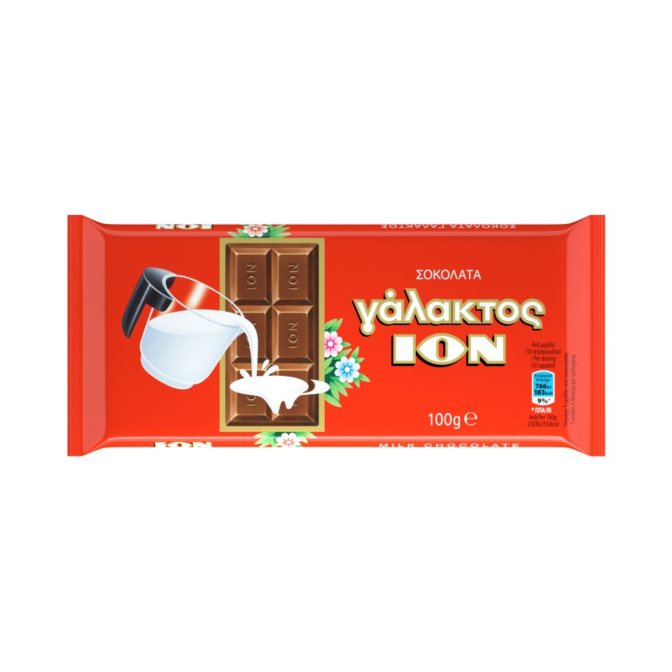 ION Σοκολάτα Γάλακτος ΙΟΝ (100g)