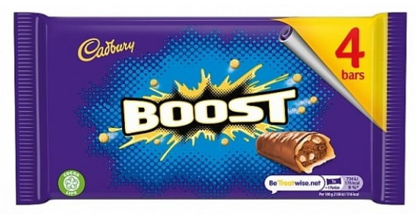 Cadbury Boost 4 Bars 136g