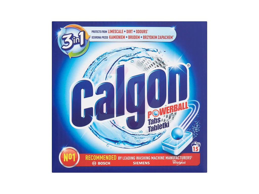 Calgon Powerball Dryer 15 Tablets 3 in 1