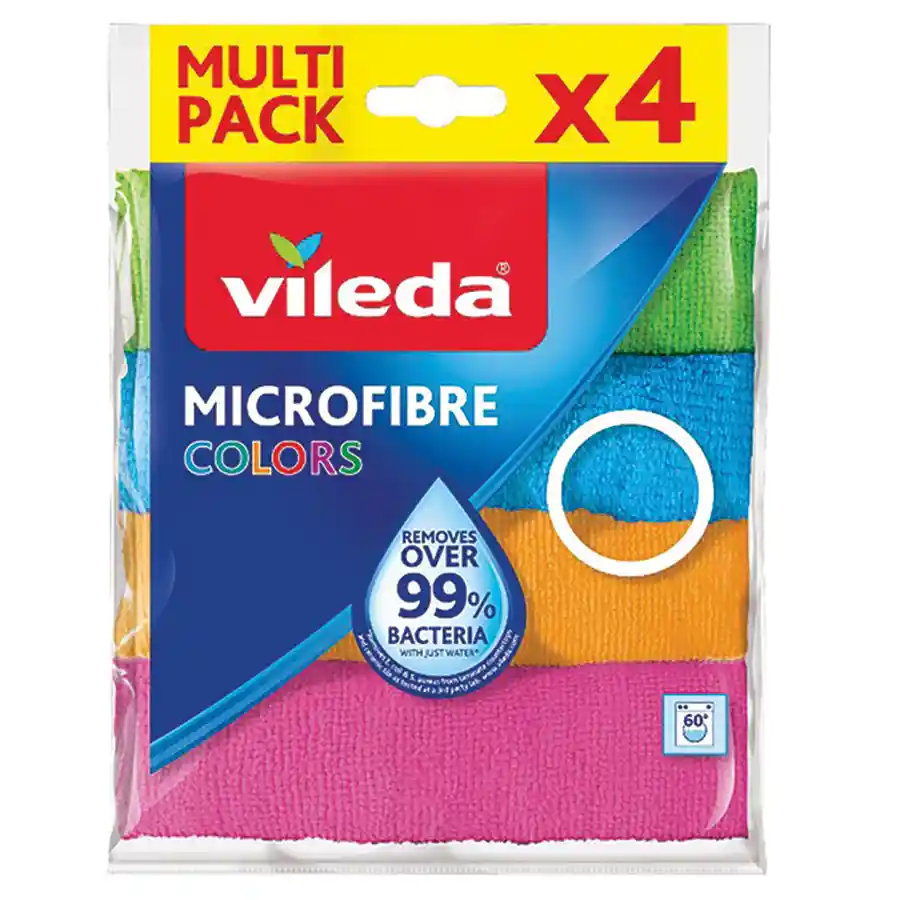 Vileda Colors Πετσέτα Μικροϊνών (4τεμ.)
