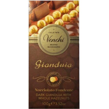 Venchi Dark Gianduia Hazelnut bar (100g)