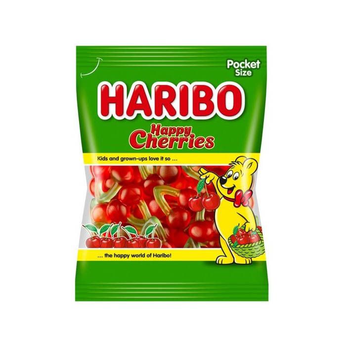 Haribo Ζελεδάκια Κεράσια Happy Cherries (100gr)