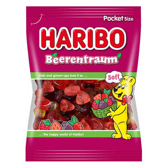 Haribo Ζελεδάκια Beerentraum Φρούτα του Δάσους (100gr)