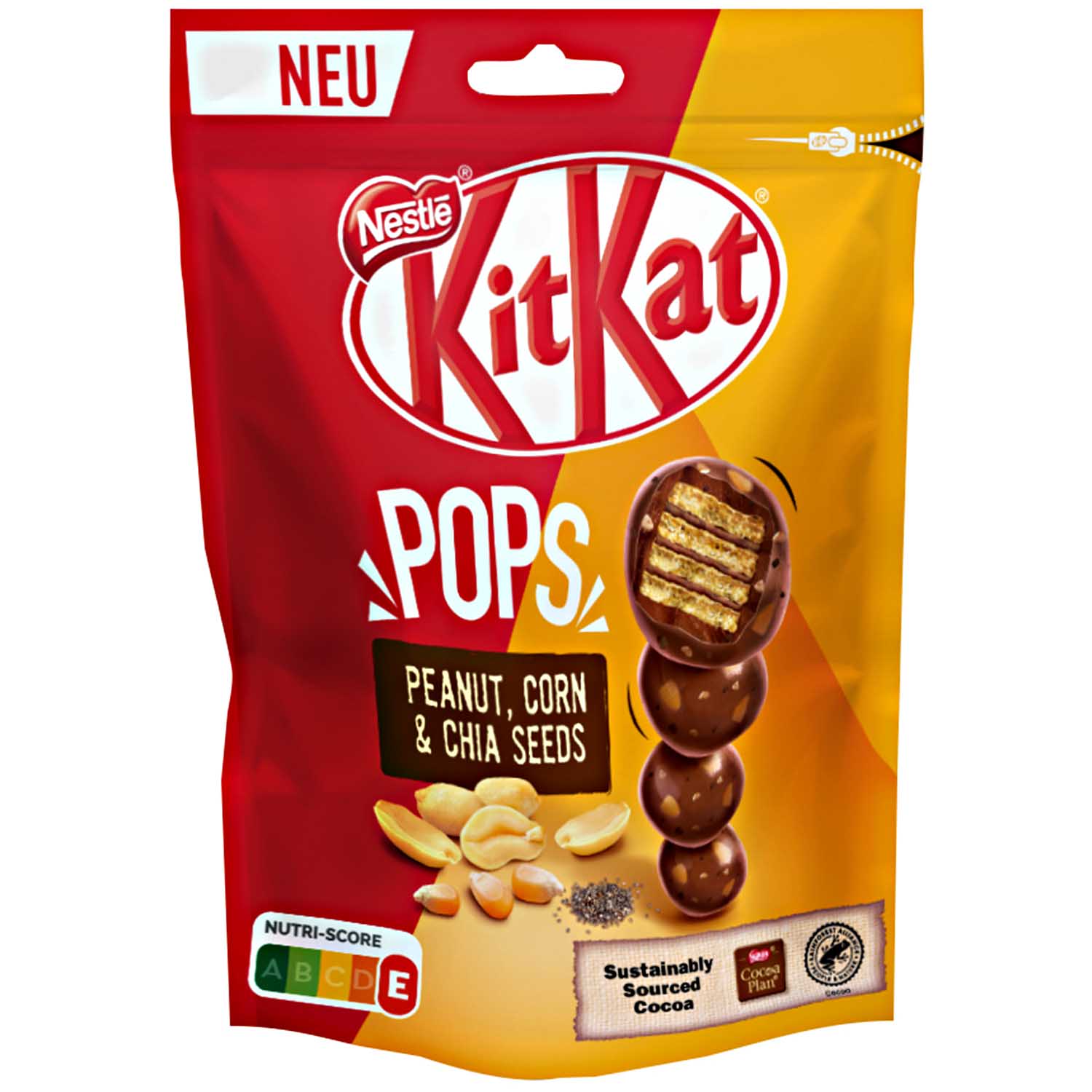 Kit Kat Pops Peanut Corn and Chia Seeds 110g