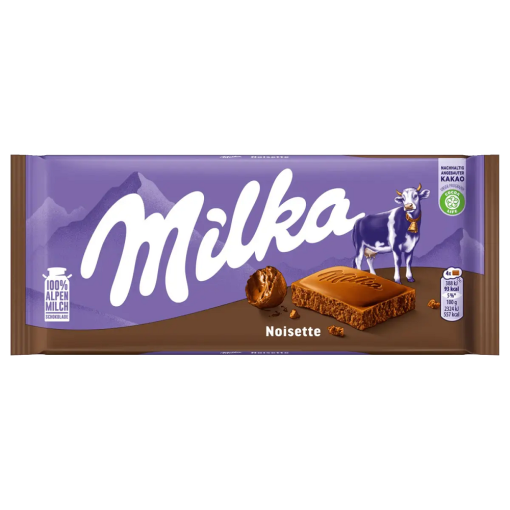 Milka Noisette Σοκολάτα Γάλακτος  (100gr)