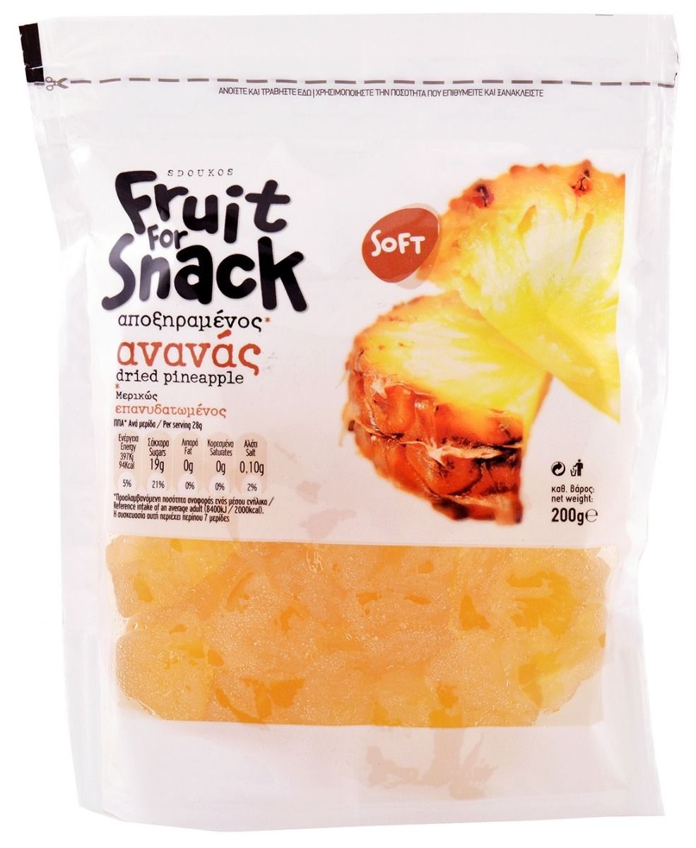 Fruit for Snack Dried Fruits Ananas 200g