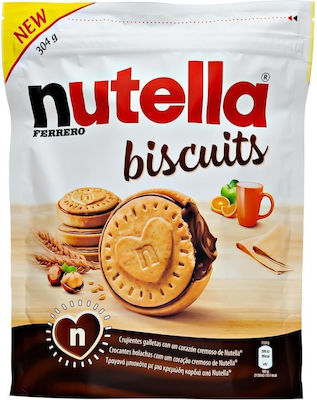 Nutella Ferrero biscuits μπισκότα γεμιστά (193gr)