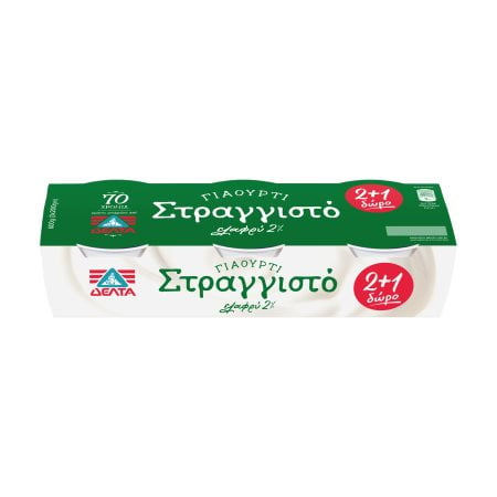 Yourti Delta 2% 2x200g + 1 Gift