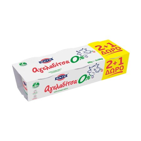 Fage Yourti 0 % 2x200gr +1 Gift