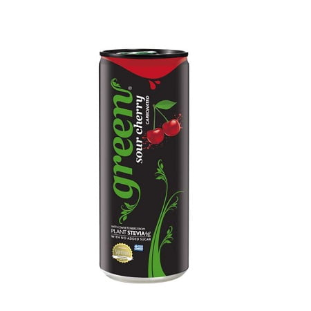 Green Beverage Stevia with Carbon 330ml