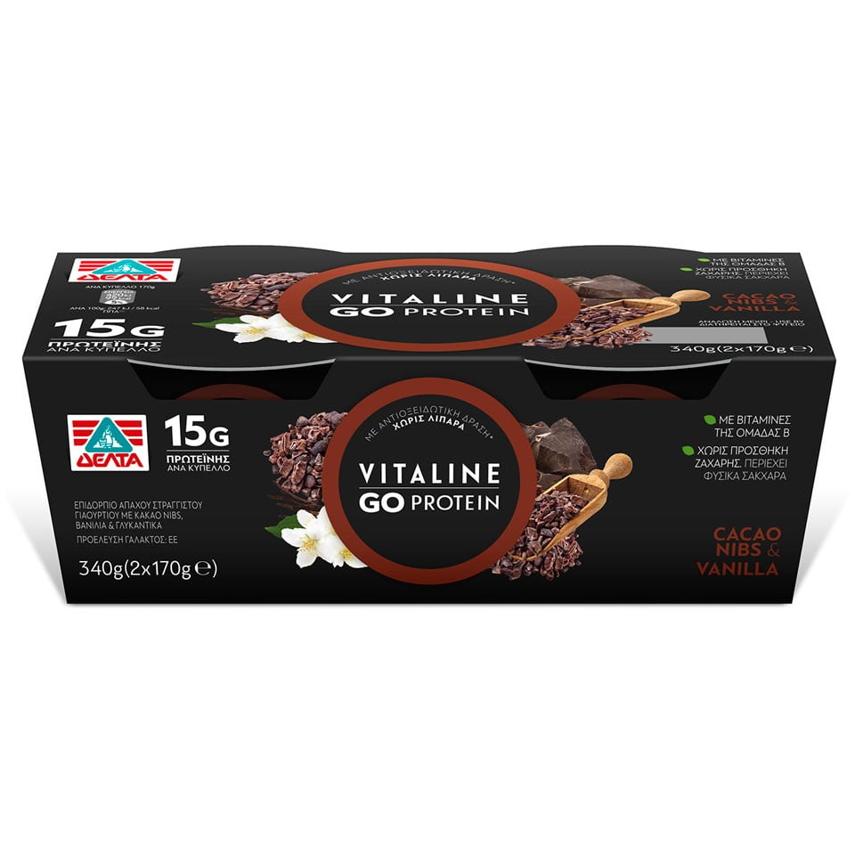 Vitaline go protein Delta vanilla-chocolate 2x170g