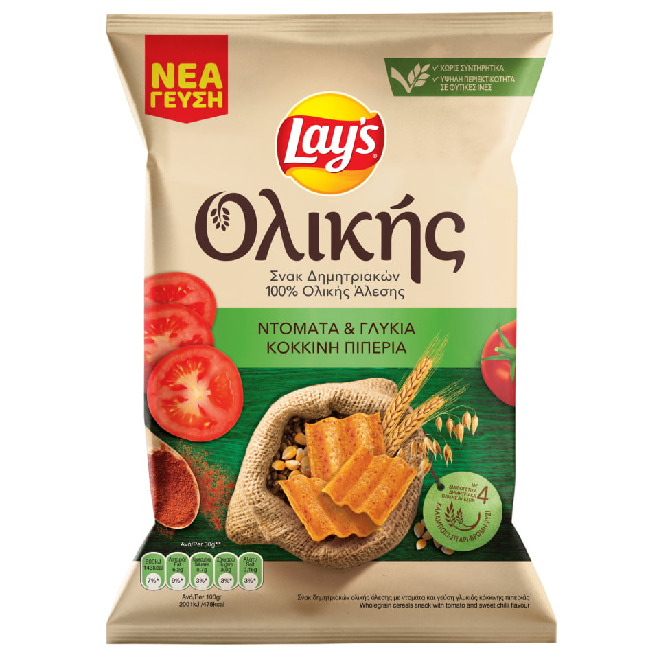 Lay’s Σνακ Ολικής με Ντομάτα & Γλυκό τσίλι (95gr)