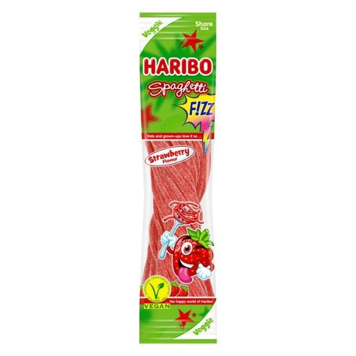 Haribo Sour Spaghetti Strawberry (200gr)