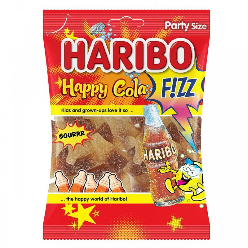 Haribo Ζελεδάκια Sour Happy Cola (200gr)