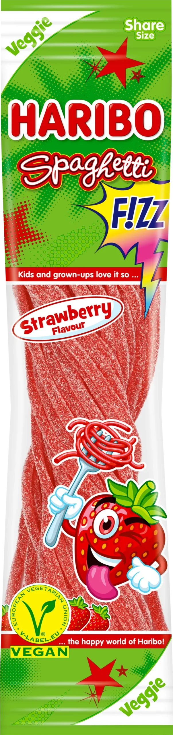 Haribo Strawberry Sour Spaghetti 200g