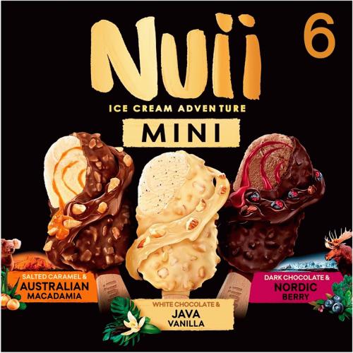 Nuii Mini Salted Caramel Vanilla & Nordic Berry Ice Cream