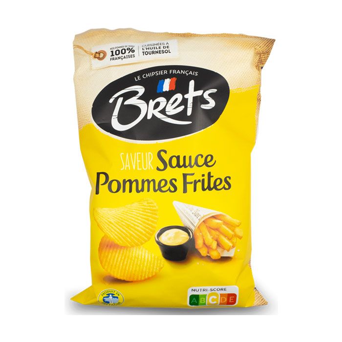 Brets Chips Sauce Pommes Frites  (125gr)