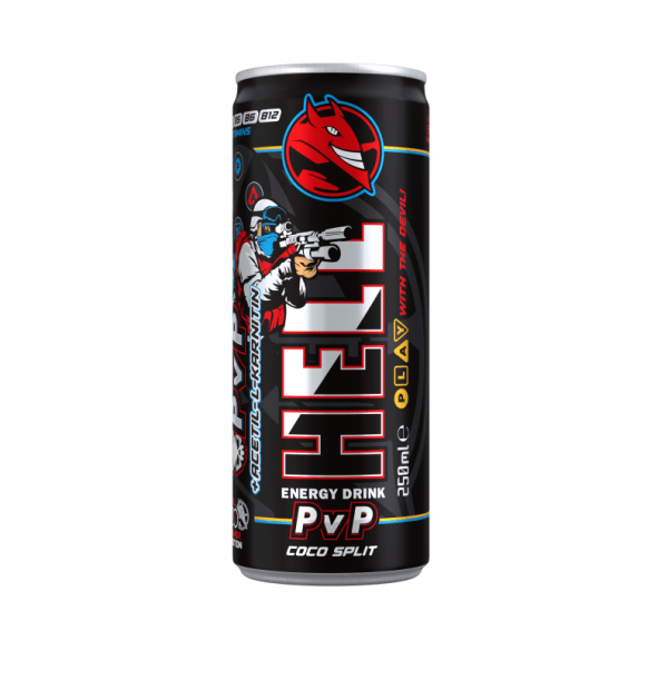 HELL ENERGY DRINK PVP COCO SPLIT