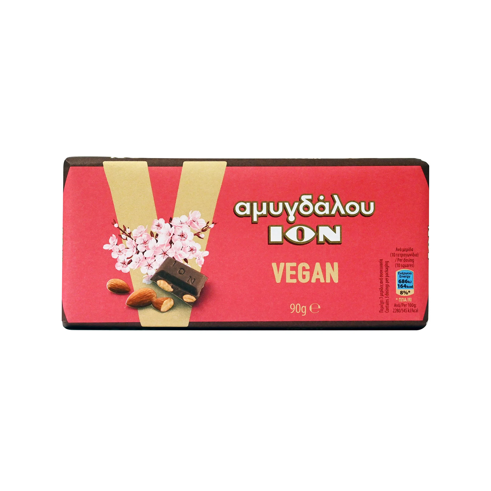 Vegan Chocolate of Amygdala Ion 90g