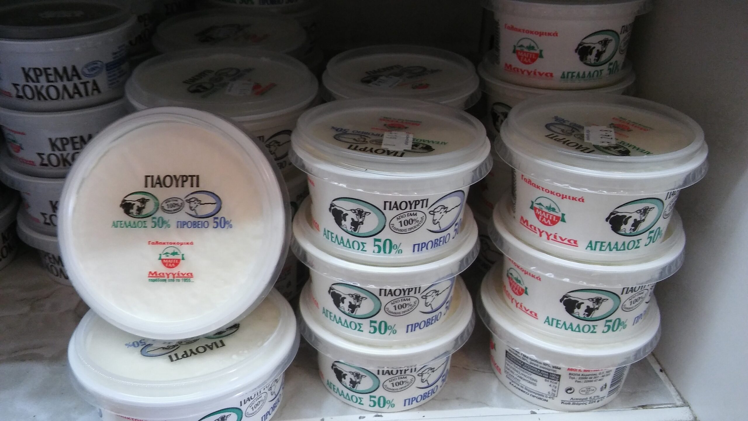 Μαγγίνας Γιαούρτι 50% πρόβειο 50% αγελάδος (304gr)