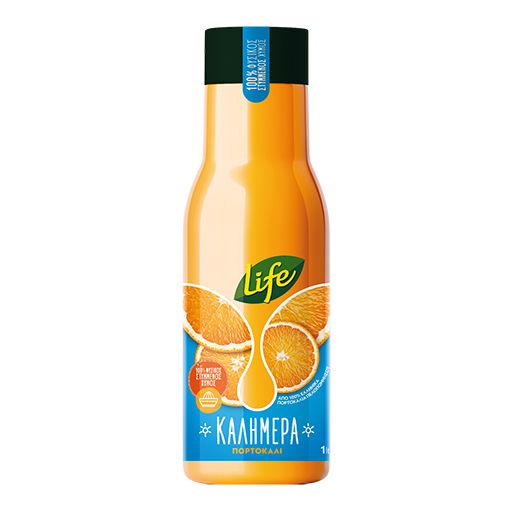 Life Καλημέρα Φυσικός Χυμός Πορτοκάλι (1lt)