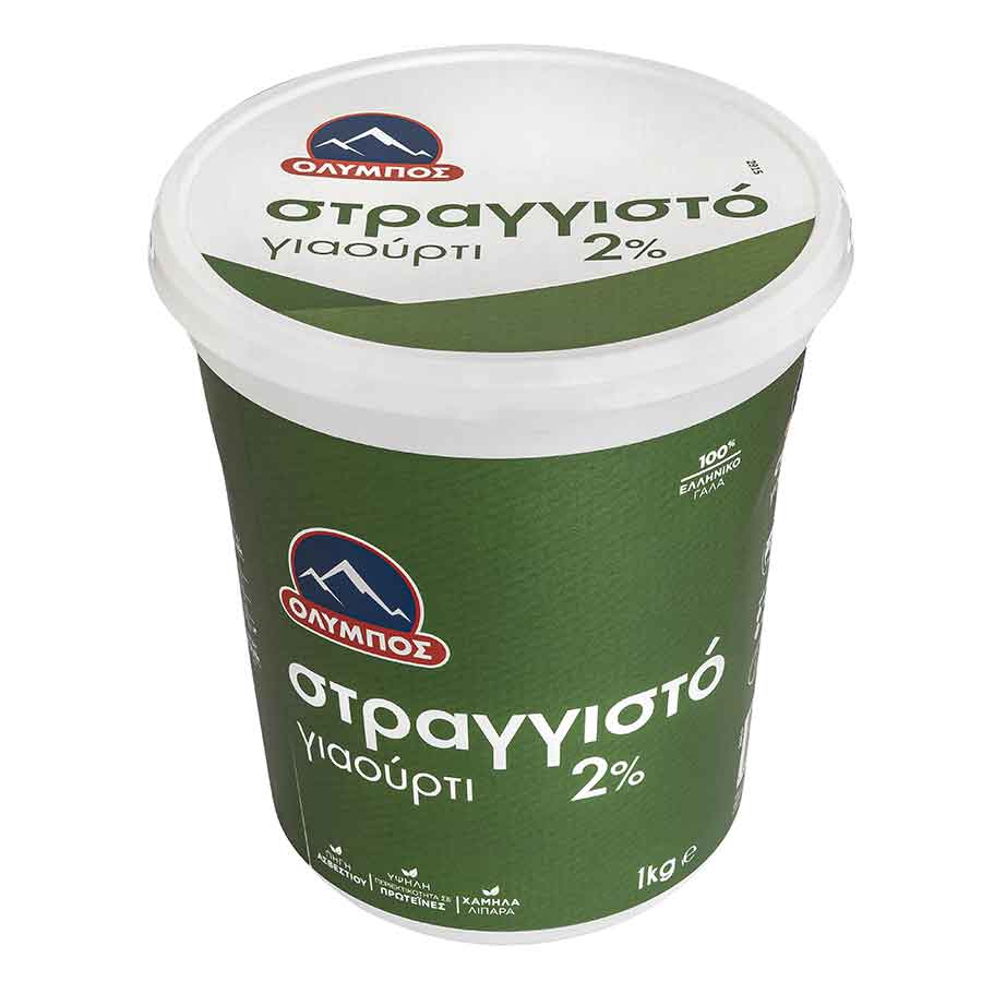 Όλυμπος Γιαούρτι Στραγγιστό 2% Λιπαρά (1kg)