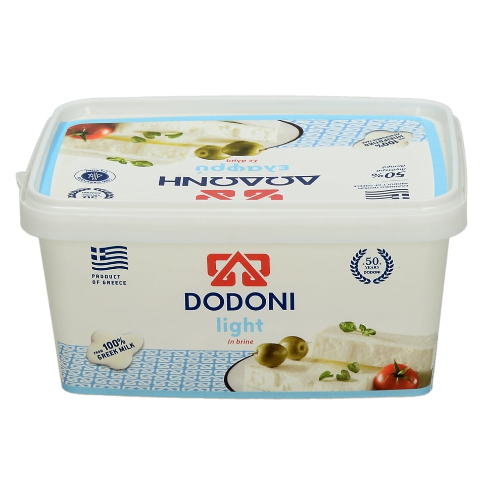 Δωδώνη Φέτα Ελαφρύ Αιγοπρόβειο σε Άλμη (400gr)